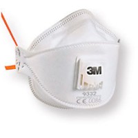 3M™ Particulate Respirator 9332, P3, 10PCS/BOX (EQUIVALENT TO N95 MASK) 3M™ Particulate Respirator 9332, P3, 10PCS/BOX (EQUIVALENT TO N95 MASK)