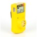 RENTAL GAS CLIP, SGC-H SINGLE GAS DETECTOR, H2S (HYDROGEN SULFIDE), YELLOW