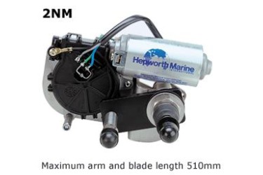 HEPWORTH 2NM MARINE WIPER MOTOR 12V, 75MM LINER