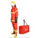 MULLION FIRE FIGHTER, COMPLETE, CERT Fire Fighting Suit, EN469 SIZE: XL