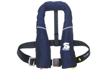 SECUMAR 14256 GOLF TWIN 275N INFLATABLE LIFEJACKET L/JACKET MANUAL/AUTO W/LIGHT, SOLAS