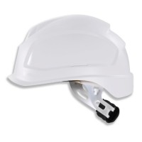 UVEX, PHEOS E-S-WR, SHORT BRIM, NON-VENTED, SAFETY HELMET, WHITE, 9770 037