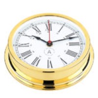 AUTONAUTIC, INDIC QUARTZ CLOCK, Roman numerals, Dial 150mm, Gold flash 18k brass, Ring fix system AUTONAUTIC, INDIC QUARTZ CLOCK, Roman numerals, Dial 150mm, Gold flash 18k brass, Ring fix system