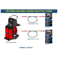 DPI SEKUR, CAR DIABLO 8000/2 BREATHING AIR TROLLEY - 2 USER - tank work rescue kit (respiratory) DPI SEKUR, CAR DIABLO 8000/2 BREATHING AIR TROLLEY - 2 USER - tank work rescue kit (respiratory)