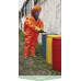 IMPA 330983 GAS PROTECTION SUITS COMPLETE LAKELAND ICP640 INTERCEPTOR PLUS, Level A, Fully-Encapsulated Gas Tight Suit, ORANGE color, EC APPROVED Size: LARGE