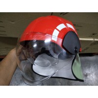 PAB Fire Compact – ProBuddy fireman's helmet, RED 