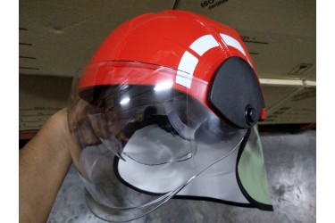 PAB Fire Compact – ProBuddy fireman's helmet, RED 