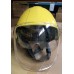 PAB FIRE COMPACT FIREMAN HELMET, YELLOW, MED APPROVED