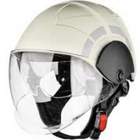 PAB FIRE COMPACT FIREMAN HELMET, WHITE, MED APPROVED