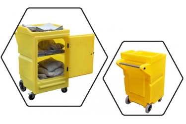 ROMOLD maintenance spill kit cart