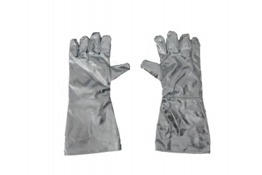 RS, ALUMINIZED thermal heat protection clothing 5 FINGER GLOVE
