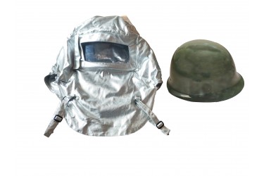 RS, ALUMINIZED thermal heat protection clothing HOOD C/W HELMET
