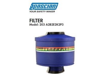 Spasciani 203ABEK2P3 Canister Respirator Filter Spasciani 203ABEK2P3 Canister Respirator Filter