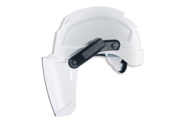 UVEX, PHEOS E-S-WR, SHORT BRIM, NON-VENTED, SAFETY HELMET, WHITE, 9770 037 AND AND UVEX, VISOR SYSTEM, MECHANICAL, 9906.002, FOR E-S-WR UVEX, PHEOS E-S-WR, SHORT BRIM, NON-VENTED, SAFETY HELMET, WHITE, 9770 037 AND AND UVEX, VISOR SYSTEM, MECHANICAL, 9906.002, FOR E-S-WR