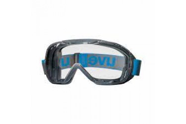 UVEX, 9320-466 GOGGLES, Megasonic CB clear sv.excellence, anthracite/blue  ANSI Z87.1