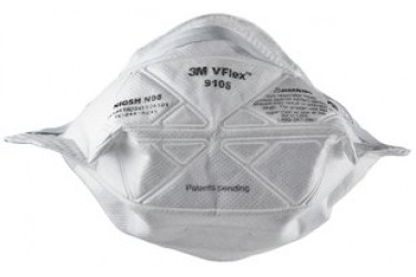 3M™ VFlex™ Particulate Respirator 9105, N95, 50 PCS/BOX (N95 MASK)