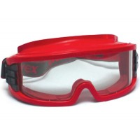 UVEX, 9301-603 ULTRAVISION GOGGLES, RED, GASTIGHT, PC CLEAR