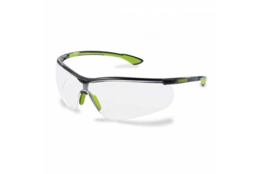 UVEX, 9193-226 SPORTSTYLE, BLACK/LIME, LENS: CLEAR