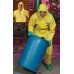 LAKELAND CHEMMAX1 CT1S428, COVERALL WITH HOOD, SZ: SMALL, YELLOW