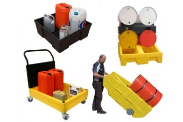 SPILL STATION, BINS / CARTS AND SPILL TRAYS