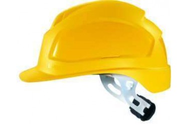 UVEX, PHEOS E-WR, LONG BRIM, NON-VENTED, SAFETY HELMET, YELLOW, 9770 134